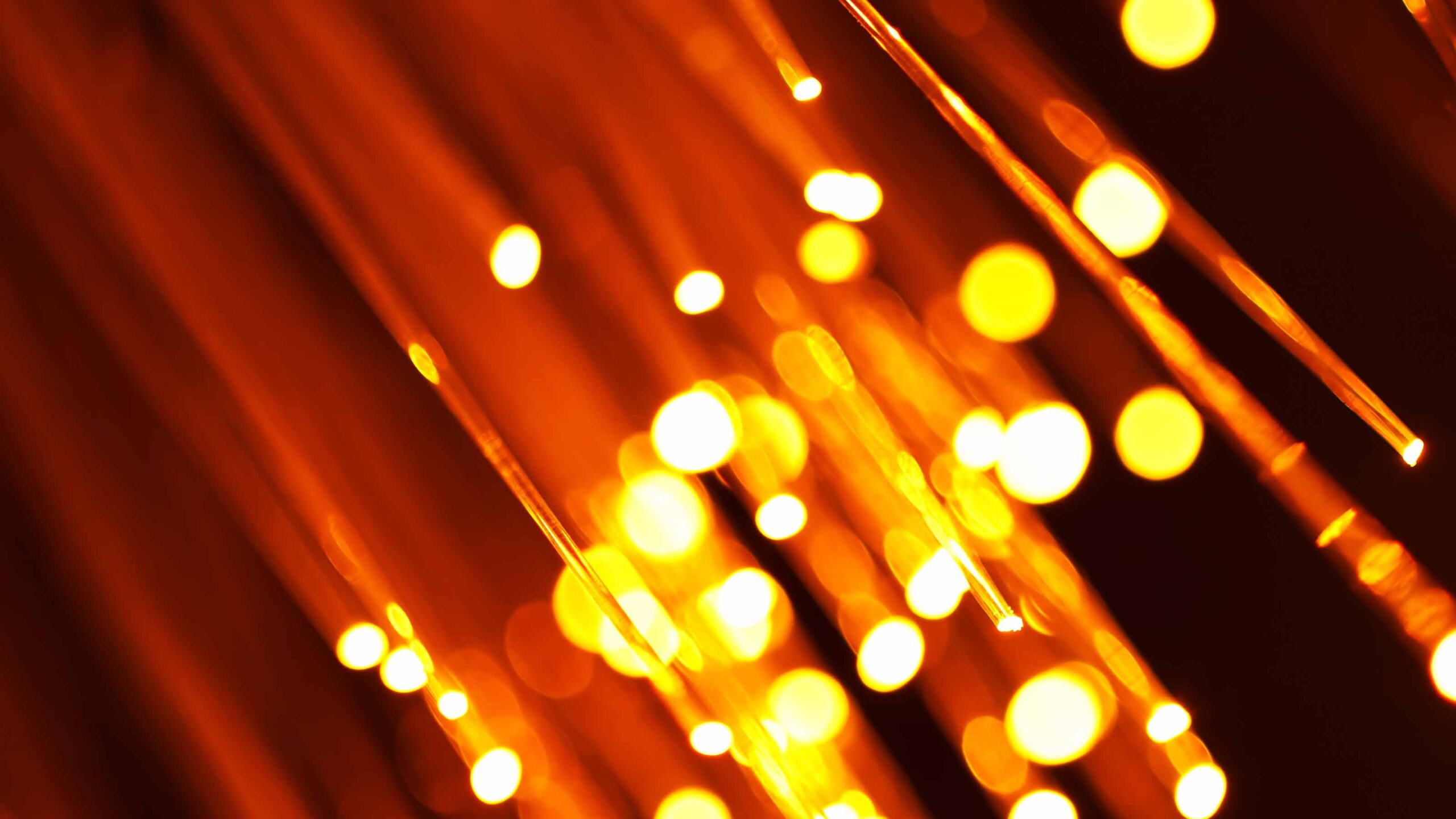 Orange fiber optics