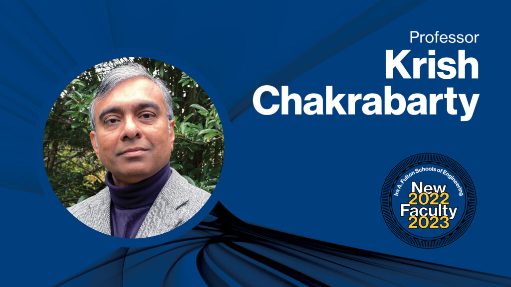 Fulton Professor of Microelectronics Krish Chakrabarty card