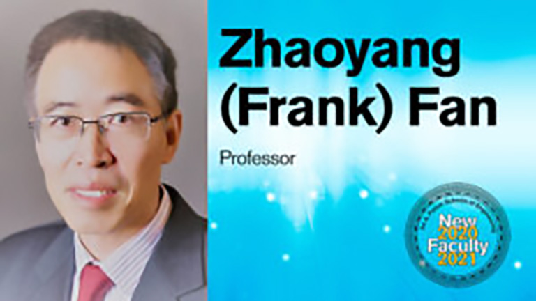 Professor Zhaoyang (Frank) Fan card