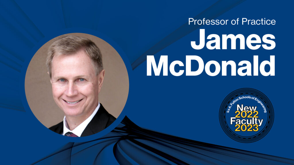 Professor of Practice James McDonald card
